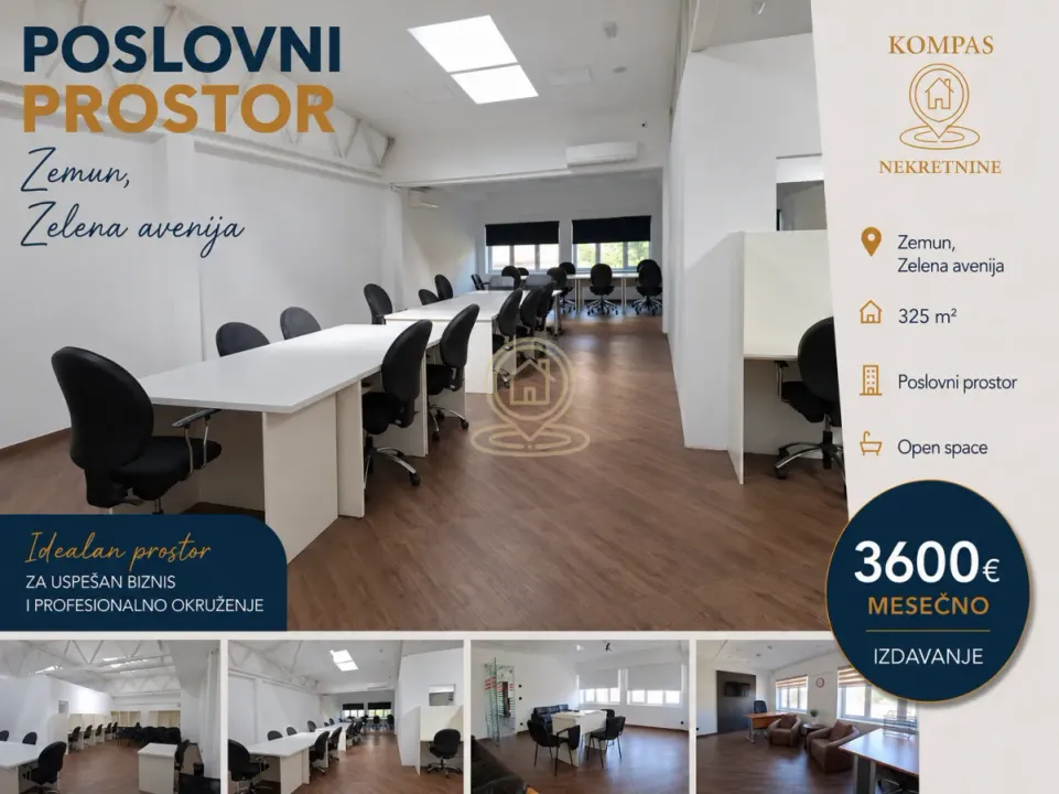 Rent, office space, 325m², Zemun Sve Podlokacije, Beograd