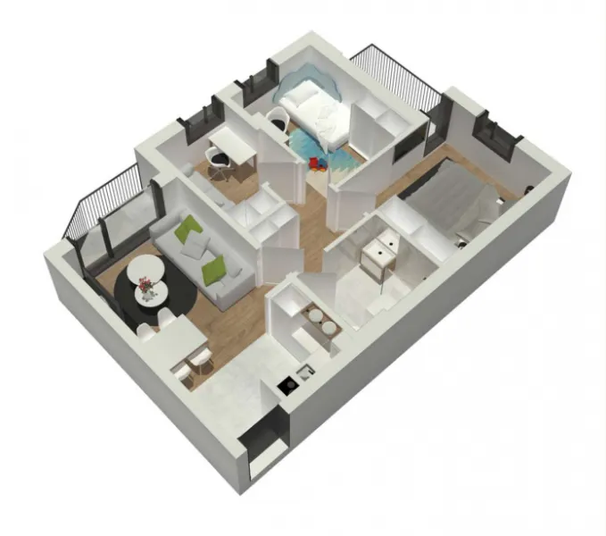 Sale, three bedroom apartment, 58m², Mirijevo Sve Podlokacije, Beograd