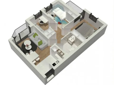 Sale, three bedroom apartment, 58m², Mirijevo Sve Podlokacije, Beograd - image 2