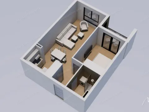 Prodaja, jednosoban stan, 47m², Kavač, Kotor - image 15