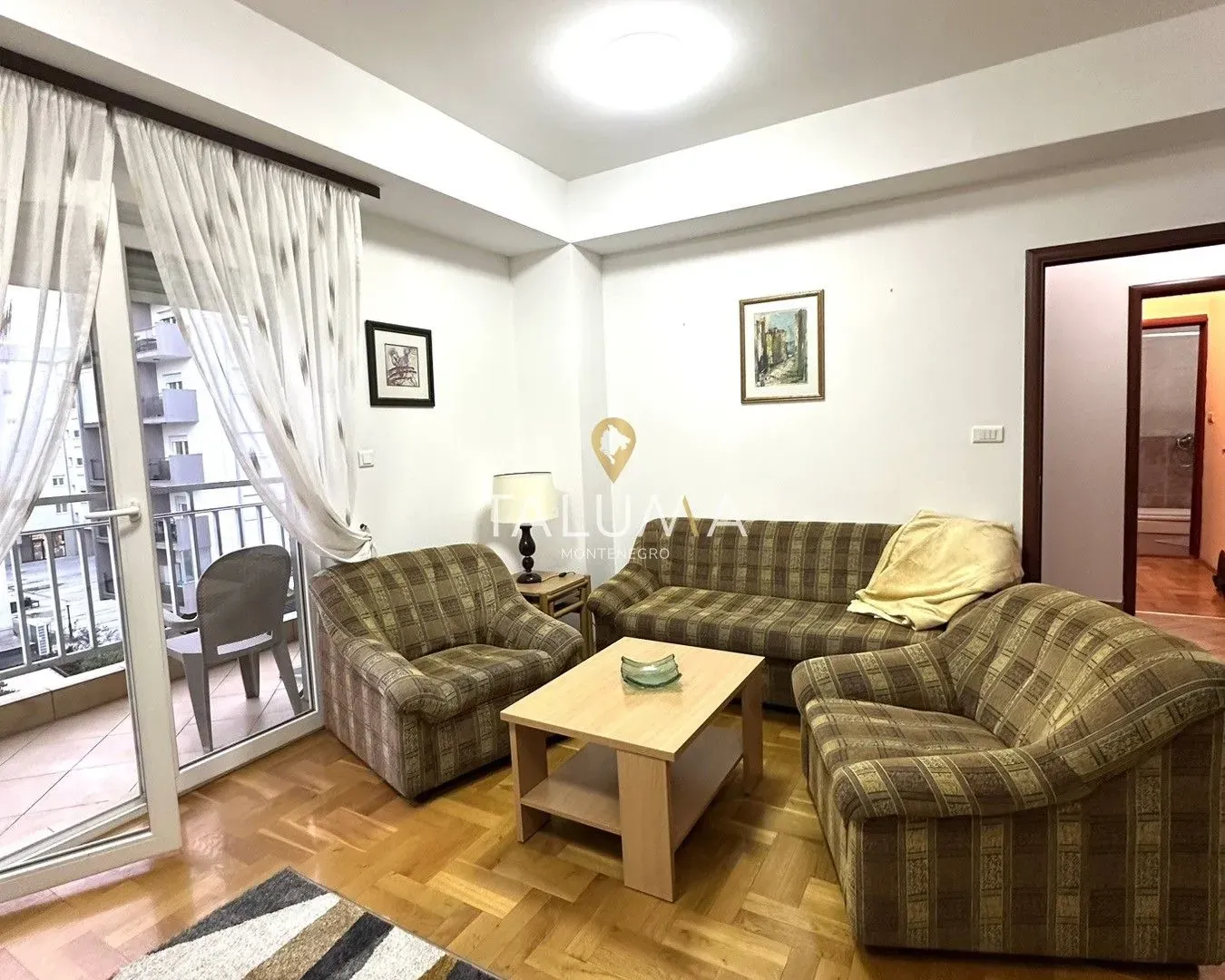 Rent, two bedroom apartment, 62m², Blok 9, Podgorica