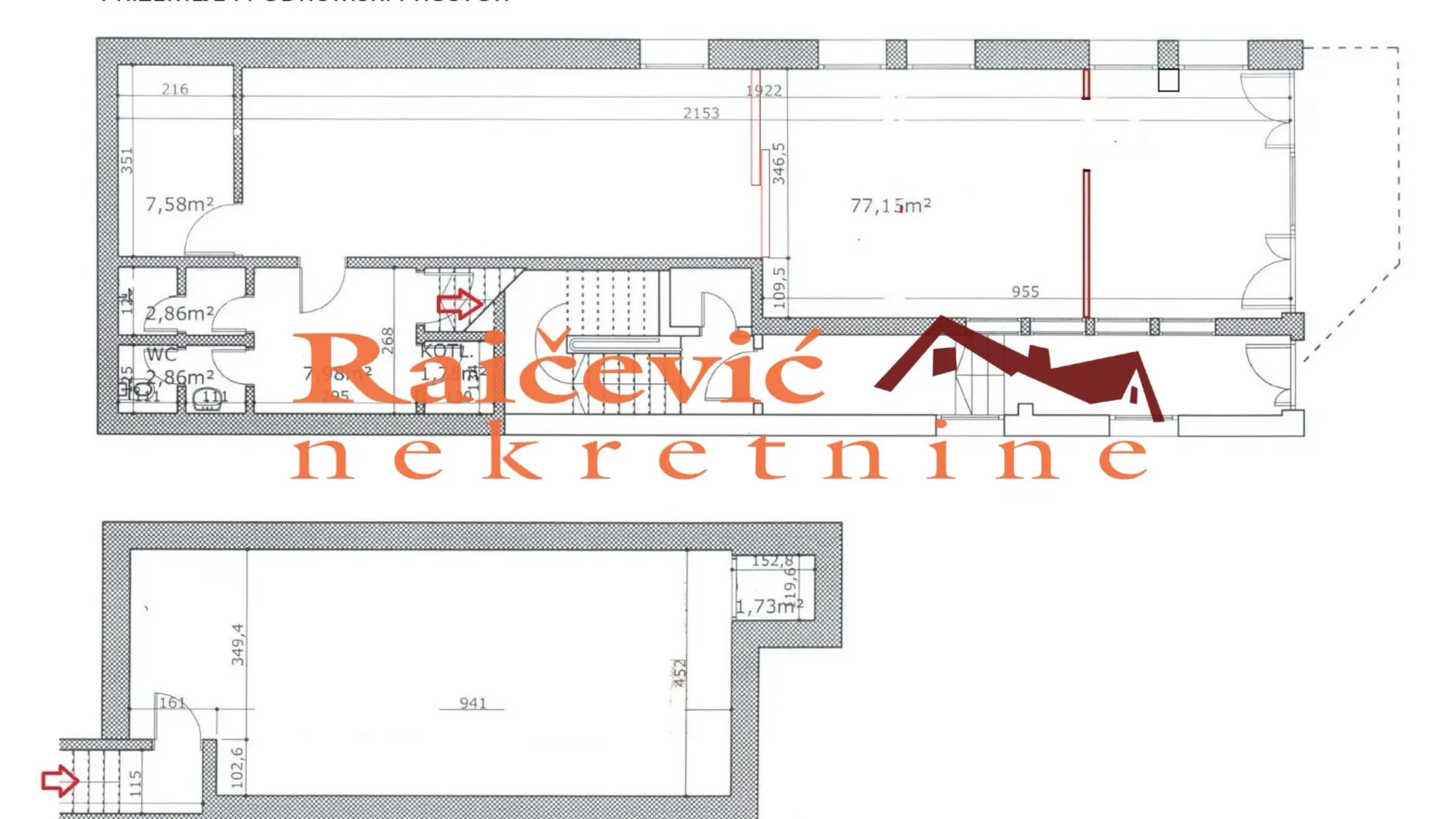 Sale, office space, 299m², Lekino Brdo, Voždovac Sve Podlokacije