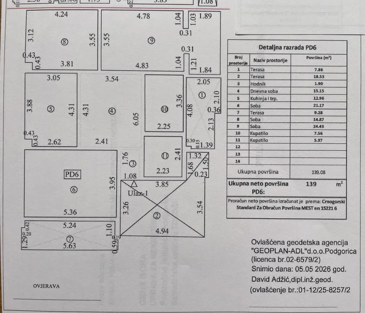 Architectural floor plan showing room layouts and dimensions.
