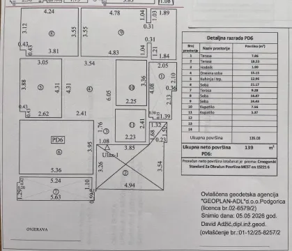 Architectural floor plan showing room layouts and dimensions. - image 8