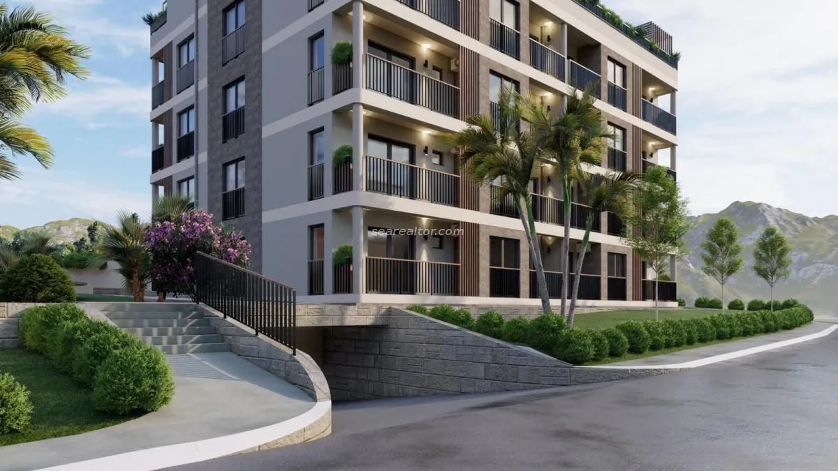 Prodaja, dvosoban stan, 80m², Kalimanj, Tivat