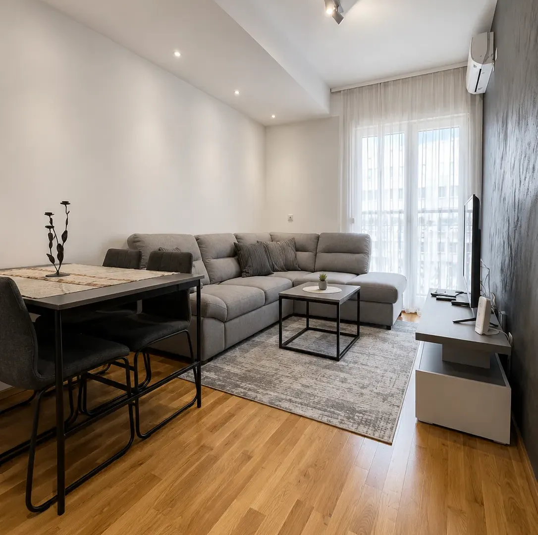 Rent, one bedroom apartment, 39m², Stari Aerodrom, Podgorica