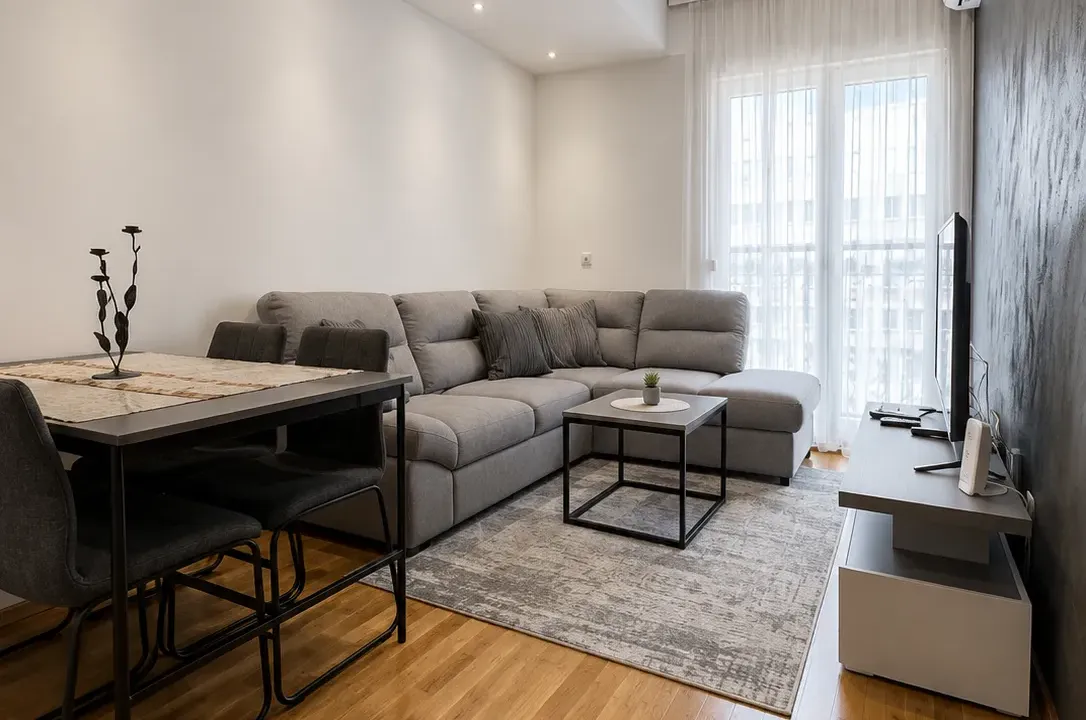 Rent, one bedroom apartment, 39m², Stari Aerodrom, Podgorica