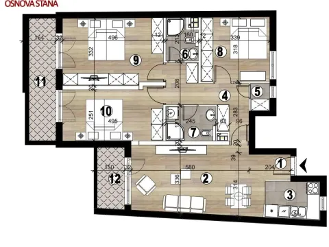 Sale, apartment, 95m², Zvezdara, Zvezdara Sve Podlokacije - image 2