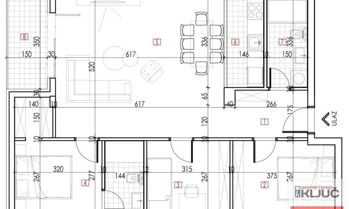 Prodaja, trosoban stan, 92m², Petrovaradin, Novi Sad