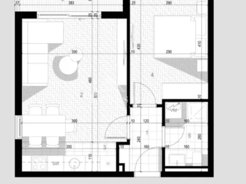 Prodaja, jednosoban stan, 45m², Zabjelo, Podgorica - image 2