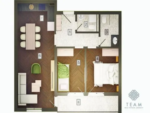 Prodaja, dvosoban stan, 62m², Zagorič, Podgorica - image 3