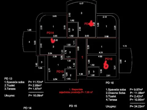 Sale, one bedroom apartment, 32m², Šušanj, Bar - image 11