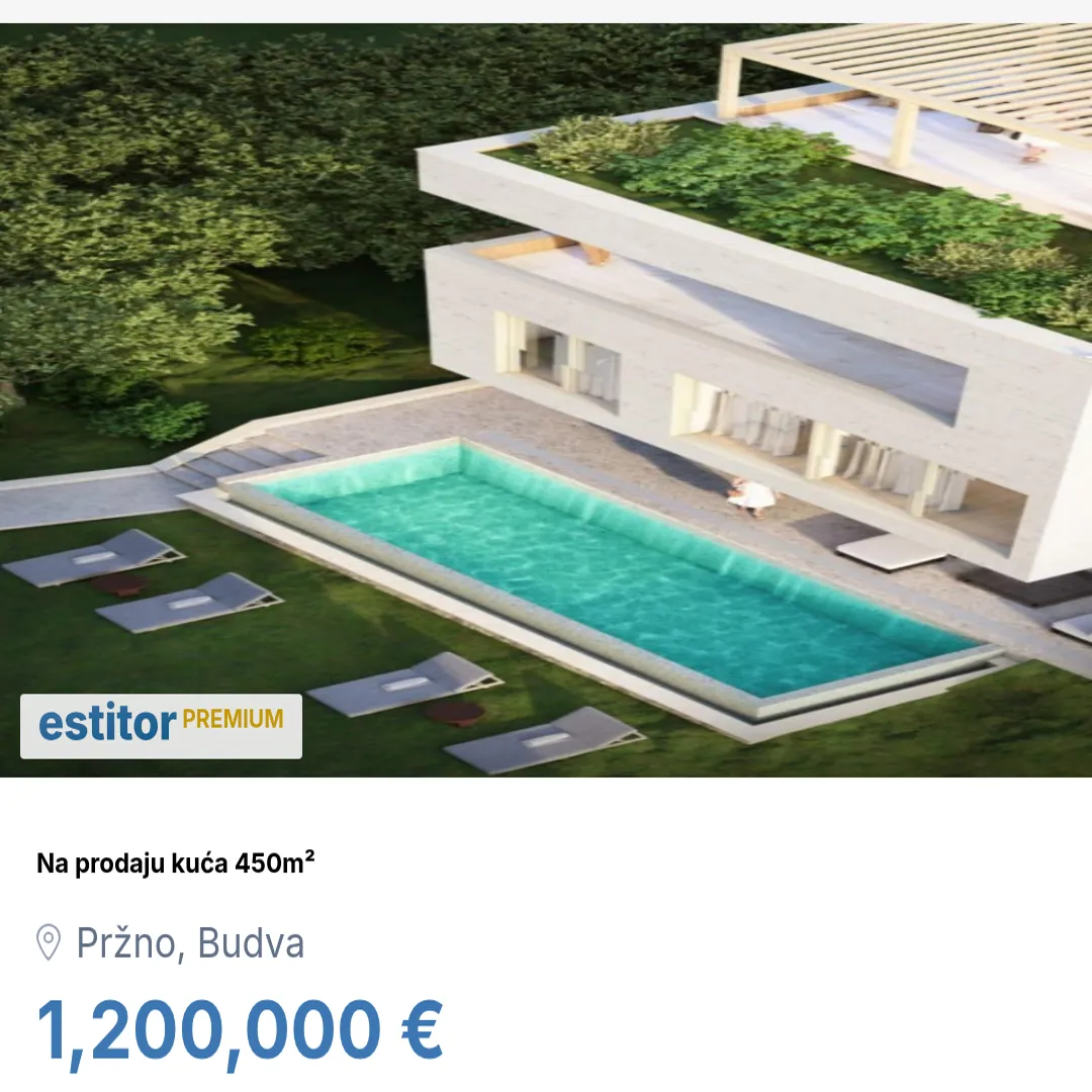 Prodaja, kuća, 450m², Pržno, Budva