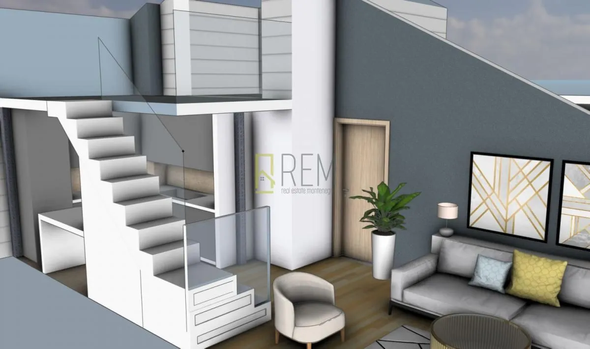 Prodaja, jednosoban stan, 52m², Stari Aerodrom, Podgorica