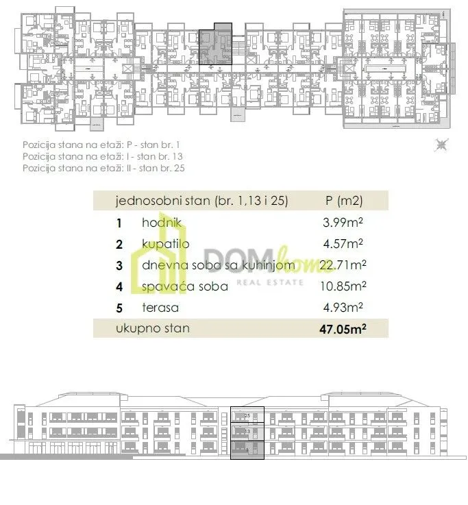 Prodaja, jednosoban stan, 47m², Donja Gorica, Podgorica