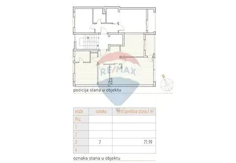 Sale, two bedroom apartment, 72m², Podgorica, Crna Gora - image 4