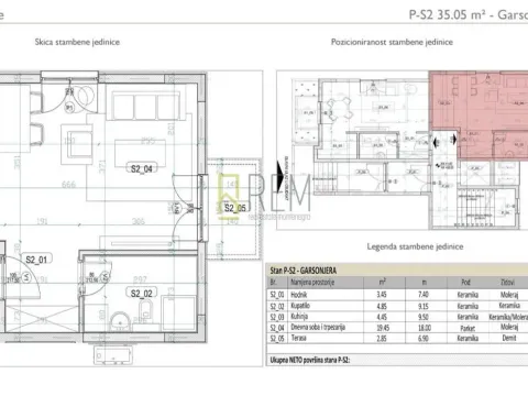 Prodaja, garsonjera, 34m², Tološi, Podgorica - image 3