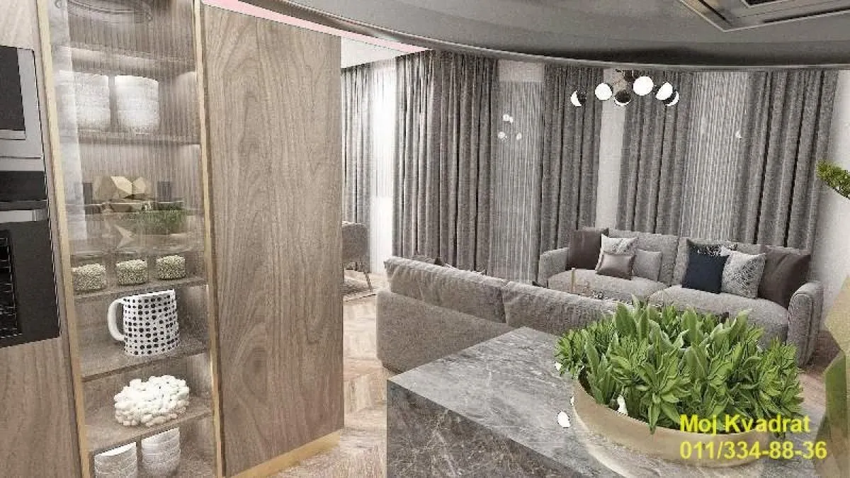 Prodaja, dvosoban stan, 60m², Savski Venac, Beograd