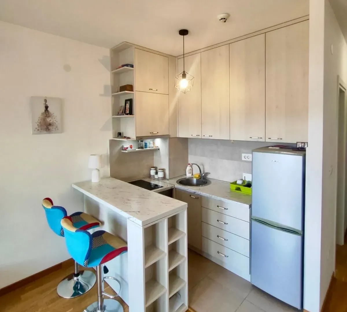 Rent, studio apartment, 27m², City Kej, Podgorica