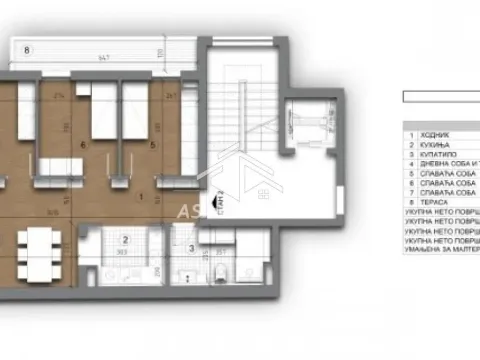 Sale, four bedroom apartment, 78m², Autokomanda, Voždovac Sve Podlokacije - image 3