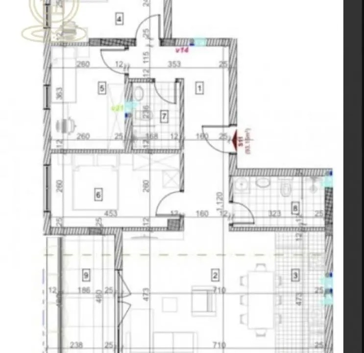 Sale, four bedroom apartment, 93m², Sremska Kamenica, Petrovaradin