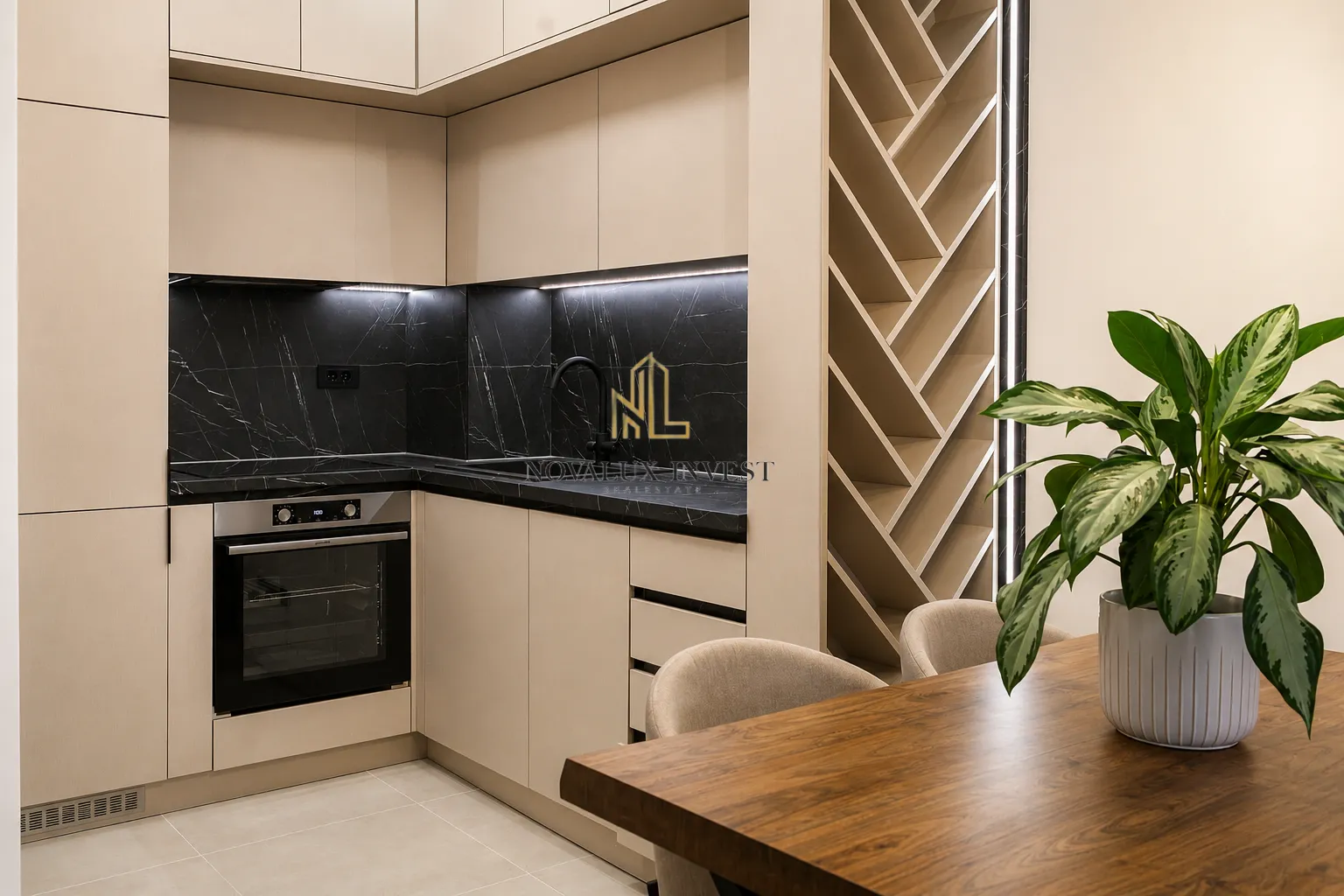 Rent, one bedroom apartment, 47m², Stari Aerodrom, Podgorica