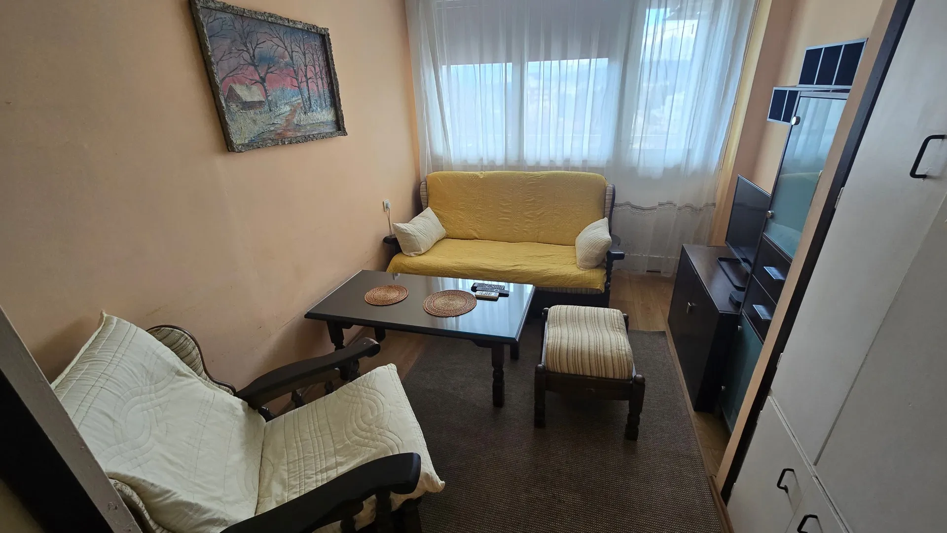 Rent, one bedroom apartment, 36m², Pejton, Podgorica