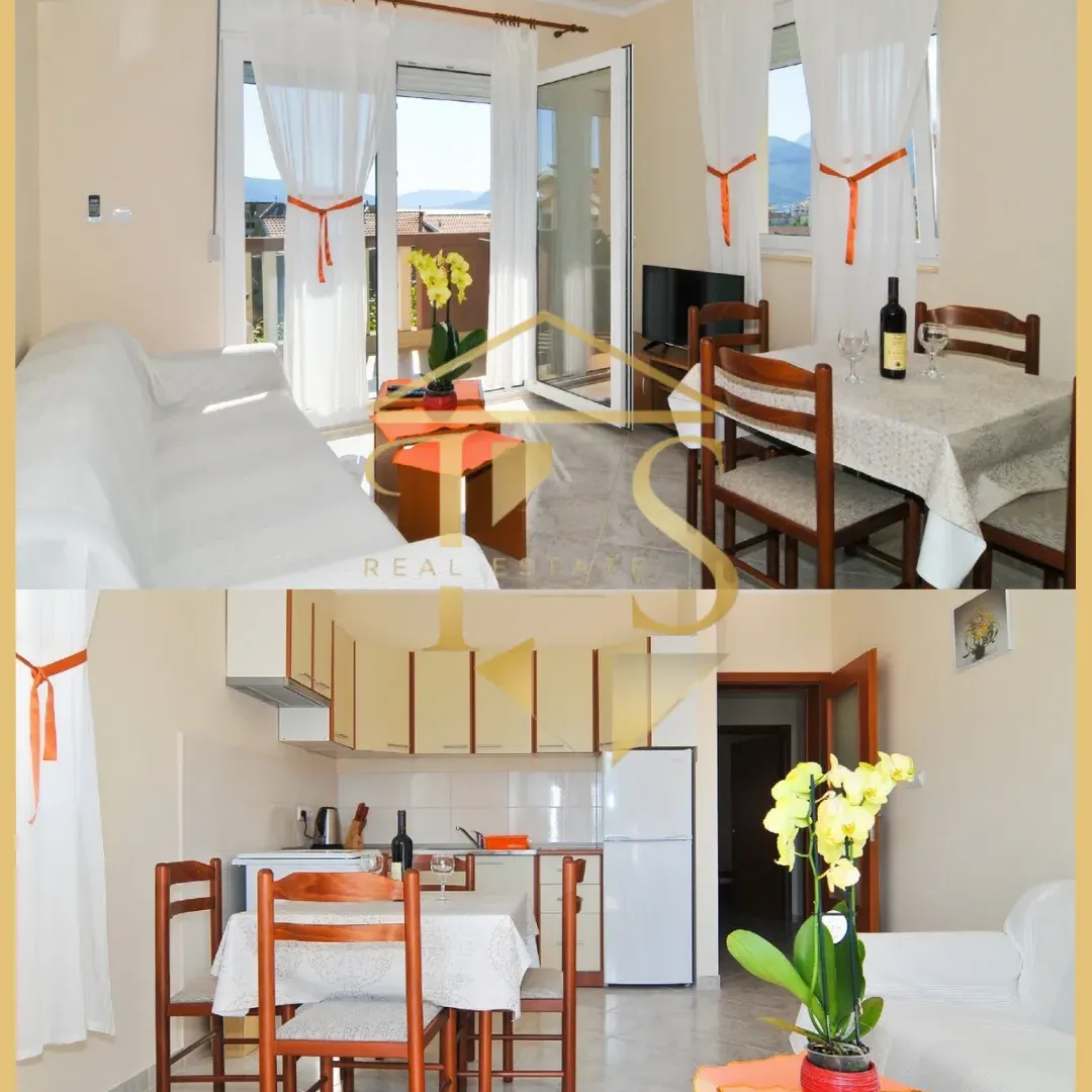 Izdavanje, jednosoban stan, 48m², Seljanovo, Tivat