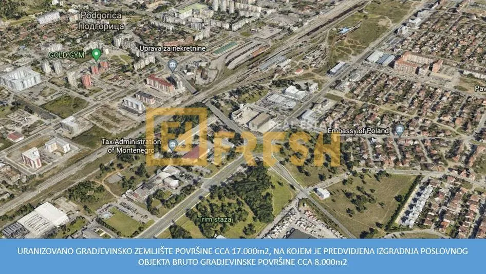 Prodaja, plac, 17000m², Tuški Put, Podgorica