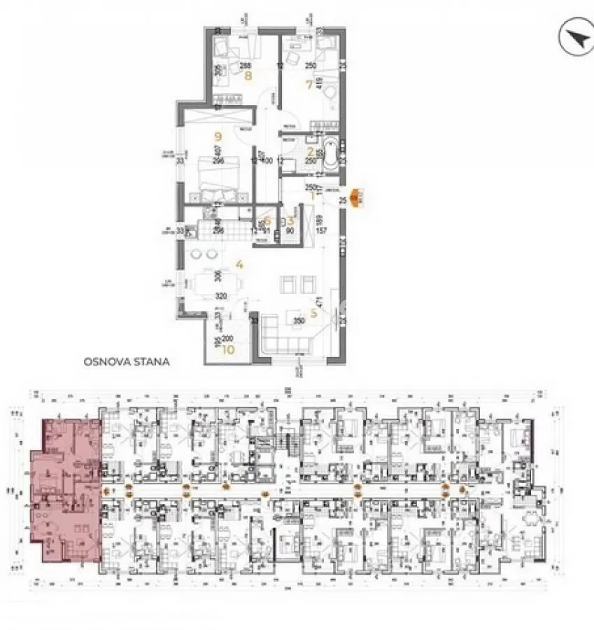 Prodaja, četvorosoban stan, 80m², Telep, Novi Sad Sve Podlokacije