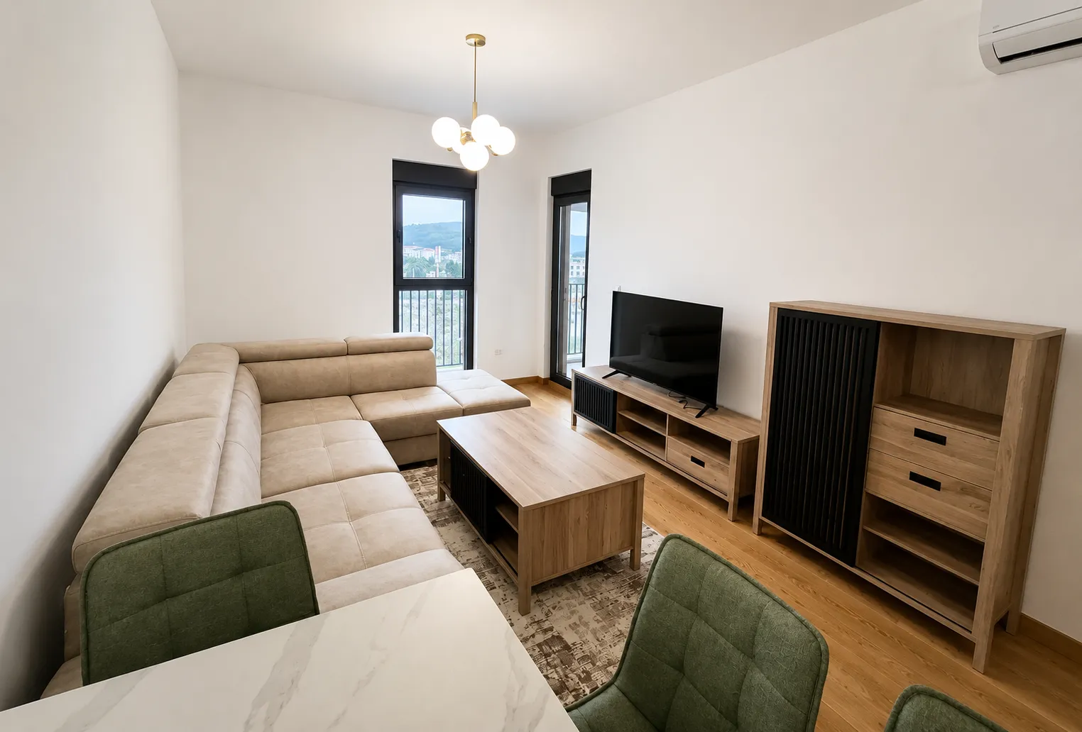 Izdavanje, jednosoban stan, 45m², City Kvart, Podgorica