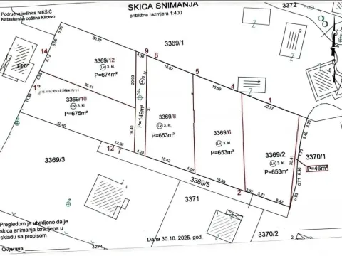 Prodaja, plac, 653m², Kličevo, Nikšić - image 3
