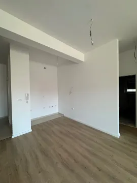 Pogled na nenamještenu prostoriju sa laminatom i bijelim zidovima u fazi renoviranja. - image 5