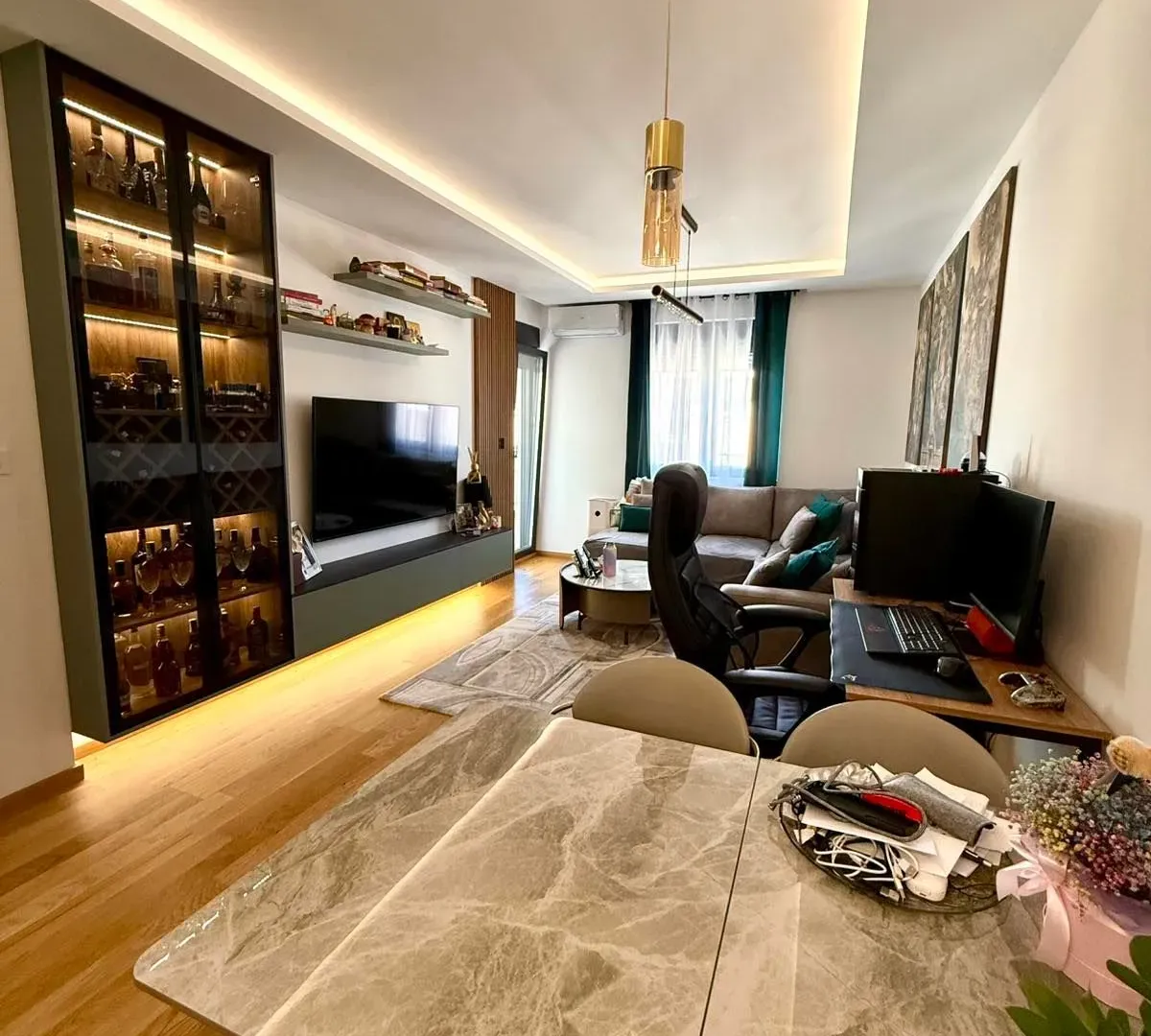 Rent, one bedroom apartment, 47m², New City, Podgorica