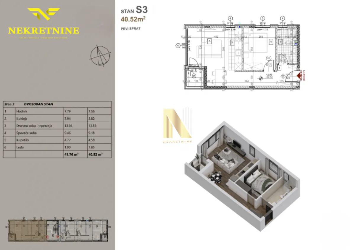 Prodaja, jednosoban stan, 40m², Veternička rampa, Novi Sad Sve Podlokacije