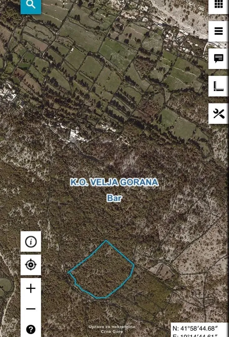 Prodaja, plac, 22000m², Bar, Crna Gora