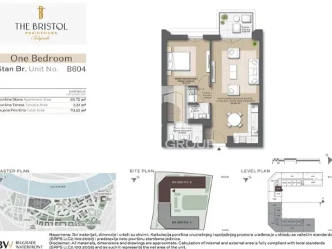 Sale, one bedroom apartment, 112m², Savski Venac, Beograd - image 11