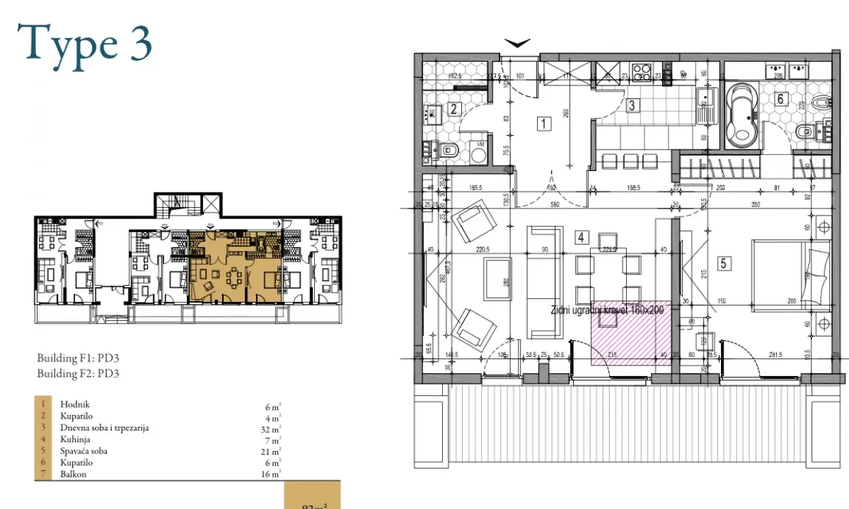 Prodaja, jednosoban stan, 92m², Dobrota, Kotor