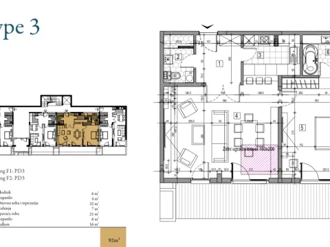 Prodaja, jednosoban stan, 92m², Dobrota, Kotor