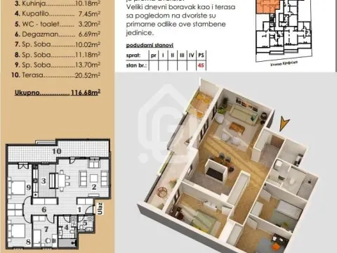 Prodaja, četvorosoban stan, 116m², Bulbulder, Zvezdara Sve Podlokacije - image 4