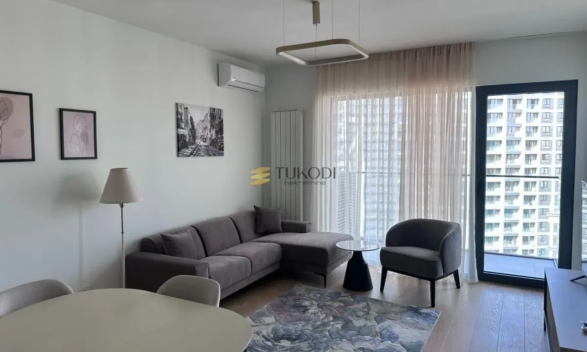 Izdavanje, dvosoban stan, 55m², Savski Venac, Beograd
