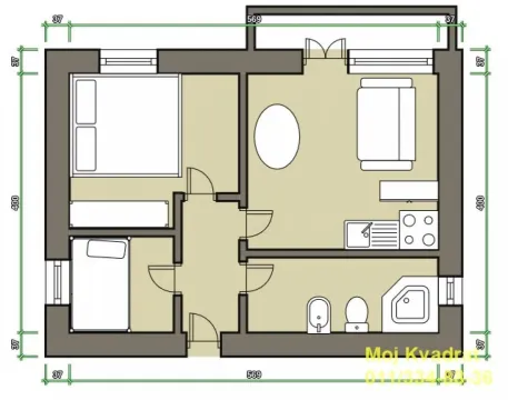 Prodaja, dvosoban stan, 52m², Autokomanda, Voždovac Sve Podlokacije - image 8