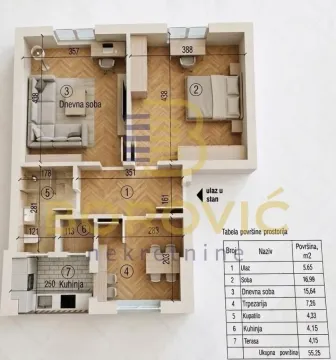 Prodaja, dvosoban stan, 55m², Vračar Centar, Vračar Sve Podlokacije - image 7