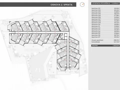 Sale, one bedroom apartment, 59m², Bečići, Budva - image 23