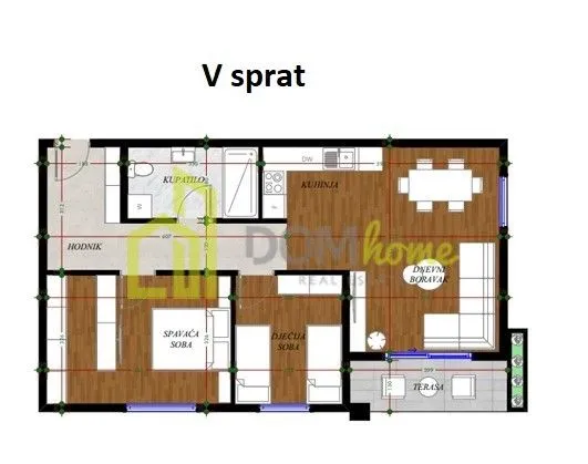 Sale, two bedroom apartment, 68m², Gorica C, Podgorica