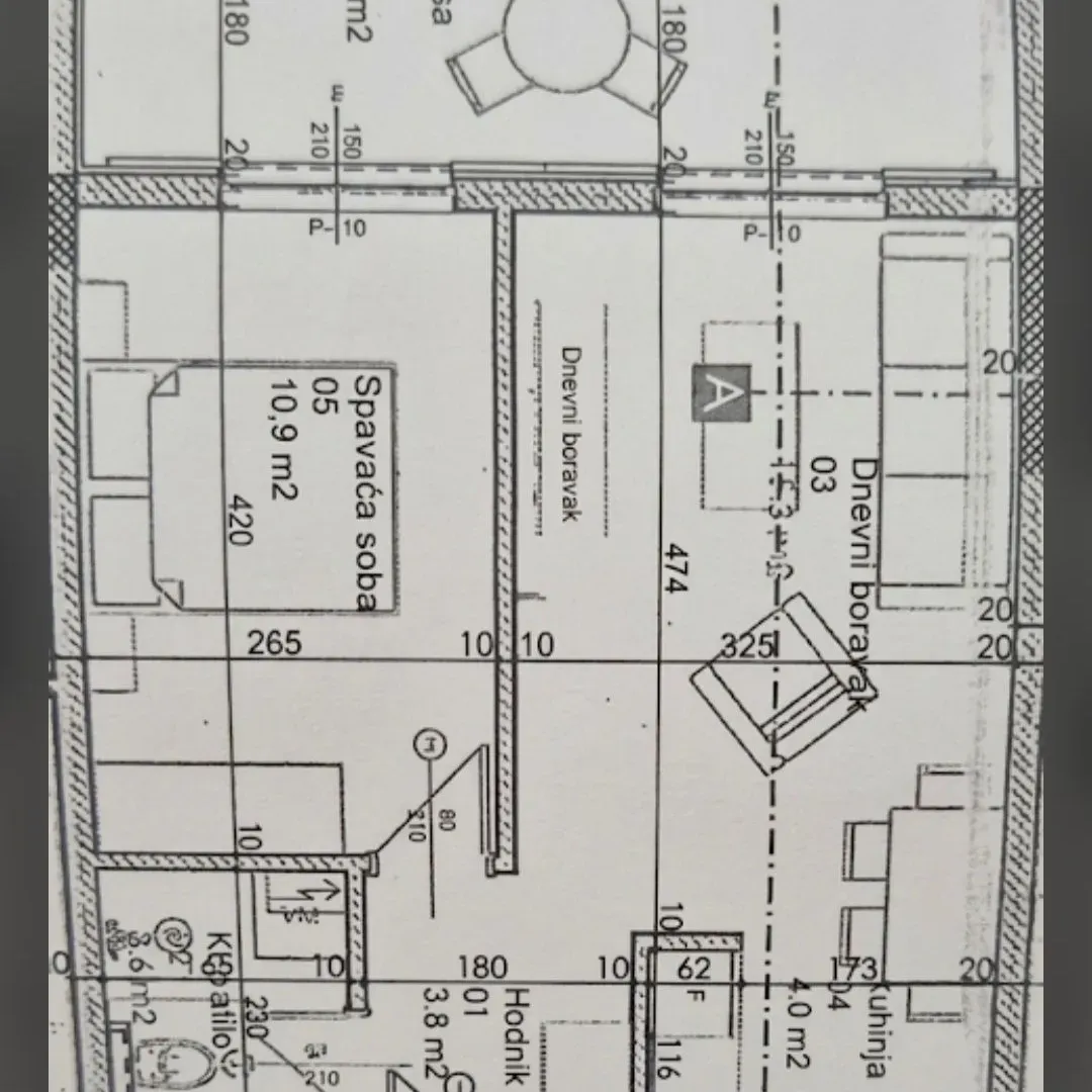 Prodaja, jednosoban stan, 49m², Lazi, Budva