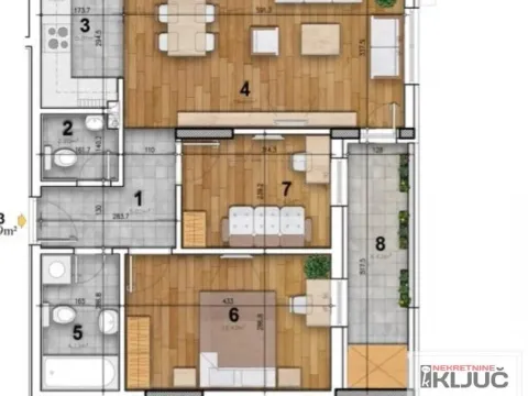 Prodaja, dvosoban stan, 62m², Rotkvarija, Novi Sad Sve Podlokacije - image 13