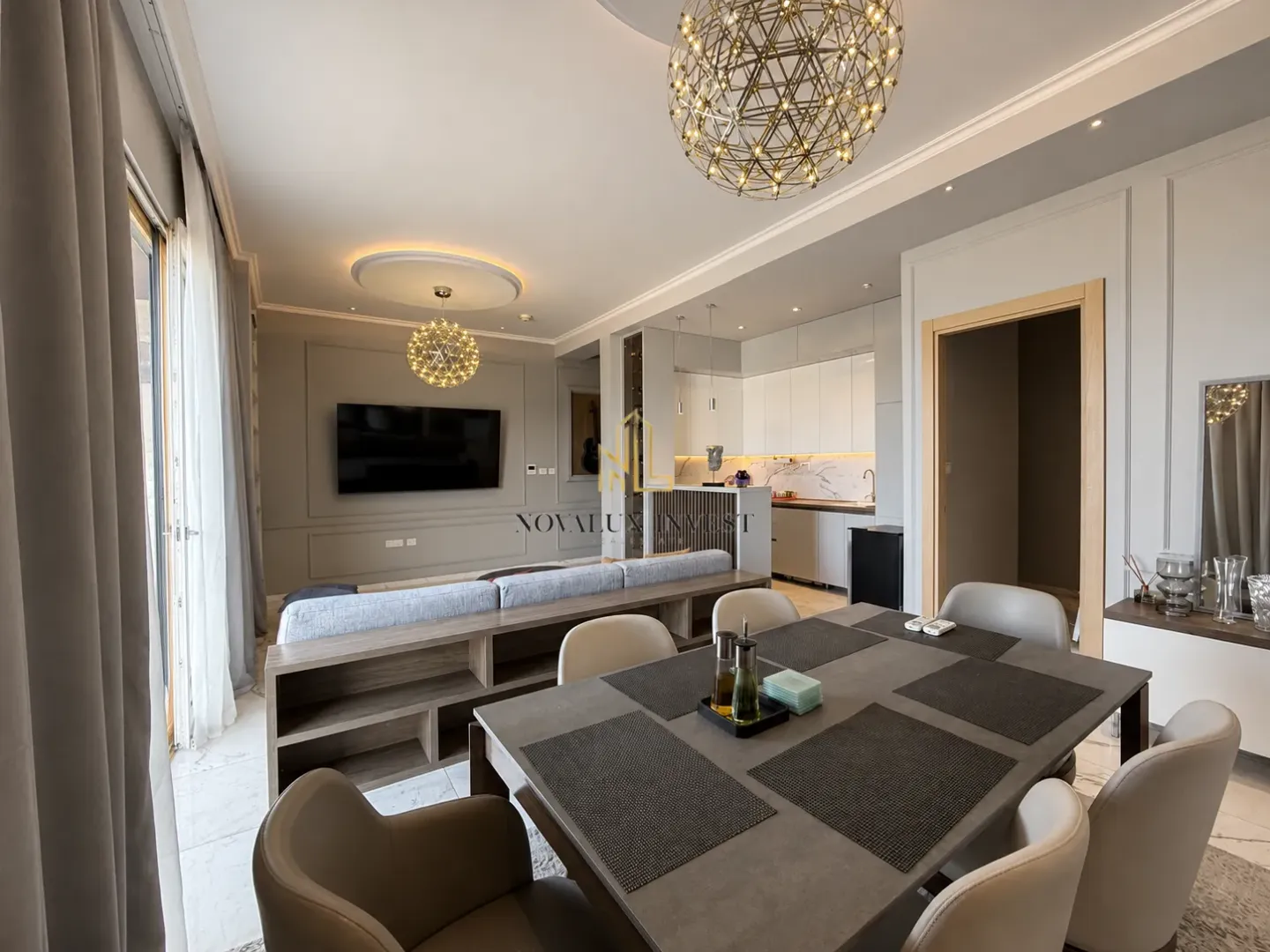 Rent, three bedroom apartment, 116m², Kod Capital Plaze, Podgorica