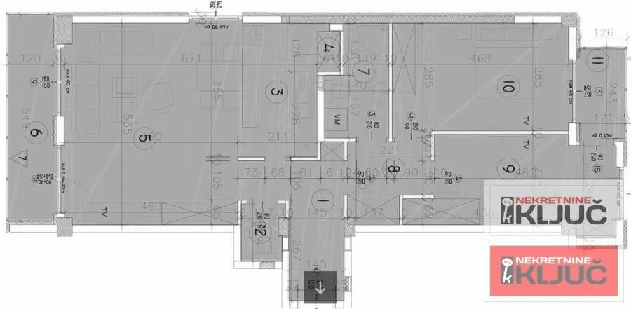 Prodaja, trosoban stan, 82m², Bulevar patrijarha Pavla, Novi Sad Sve Podlokacije