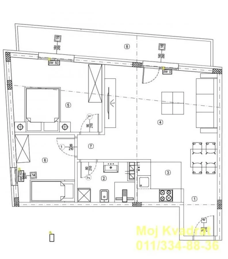 Sale, three bedroom apartment, 63m², Centar, Vrnjačka Banja